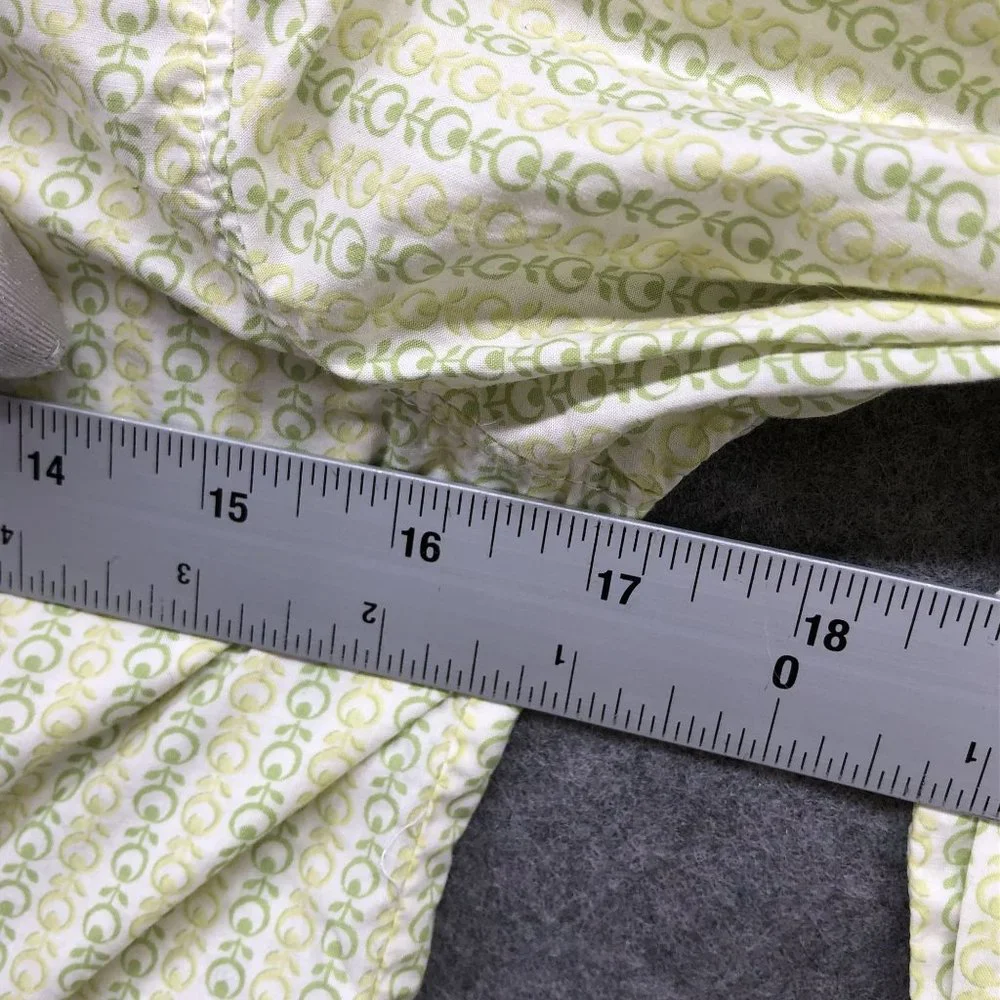 Gap Girls XXL 14-16‎ Long Sleeve Button Up Shirt Lightweight Lime Utility Floral